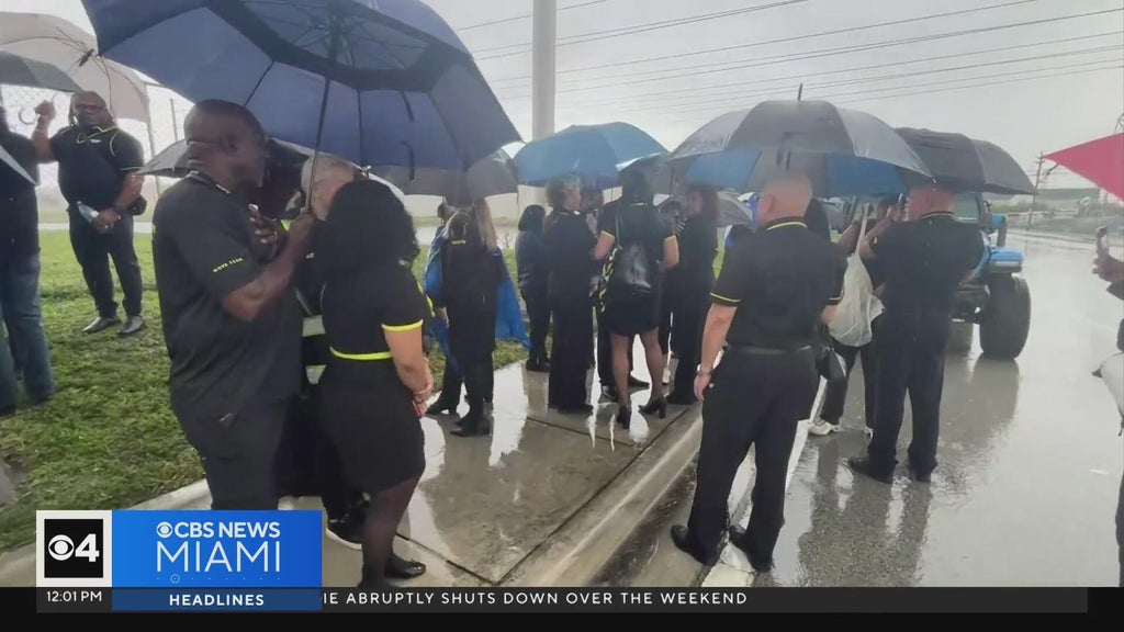 Former Spirit Airlines employees meeting in Coral Gables.