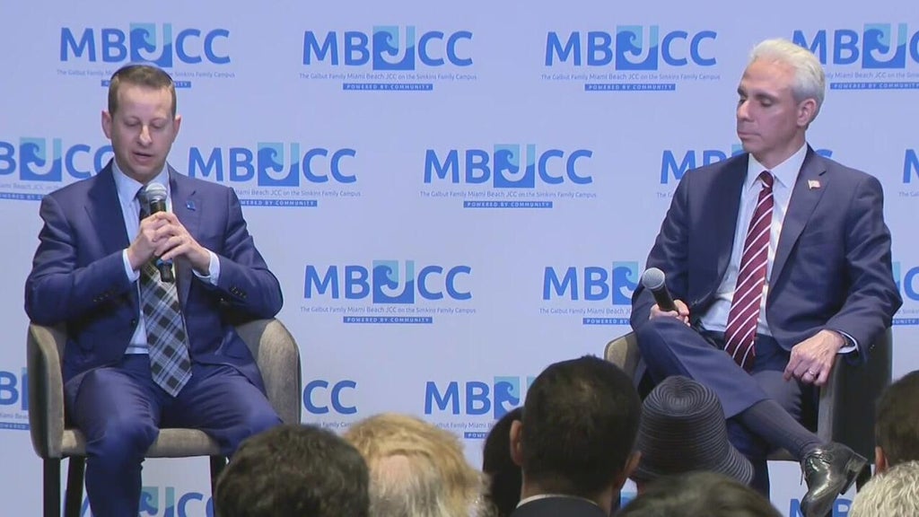 Scott Singer and Jared Moskowitz meet for second congressional forum in Miami Beach — Coral Gables Community news